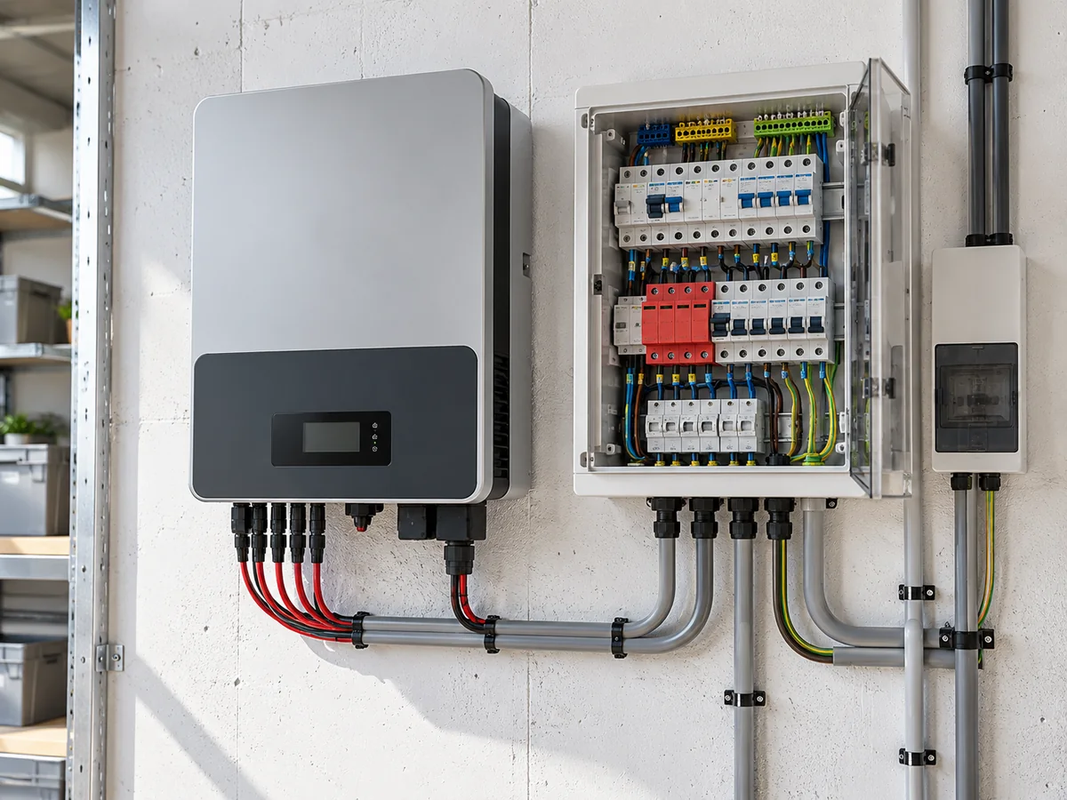 Instalación de baja tensión asociada a fotovoltaica