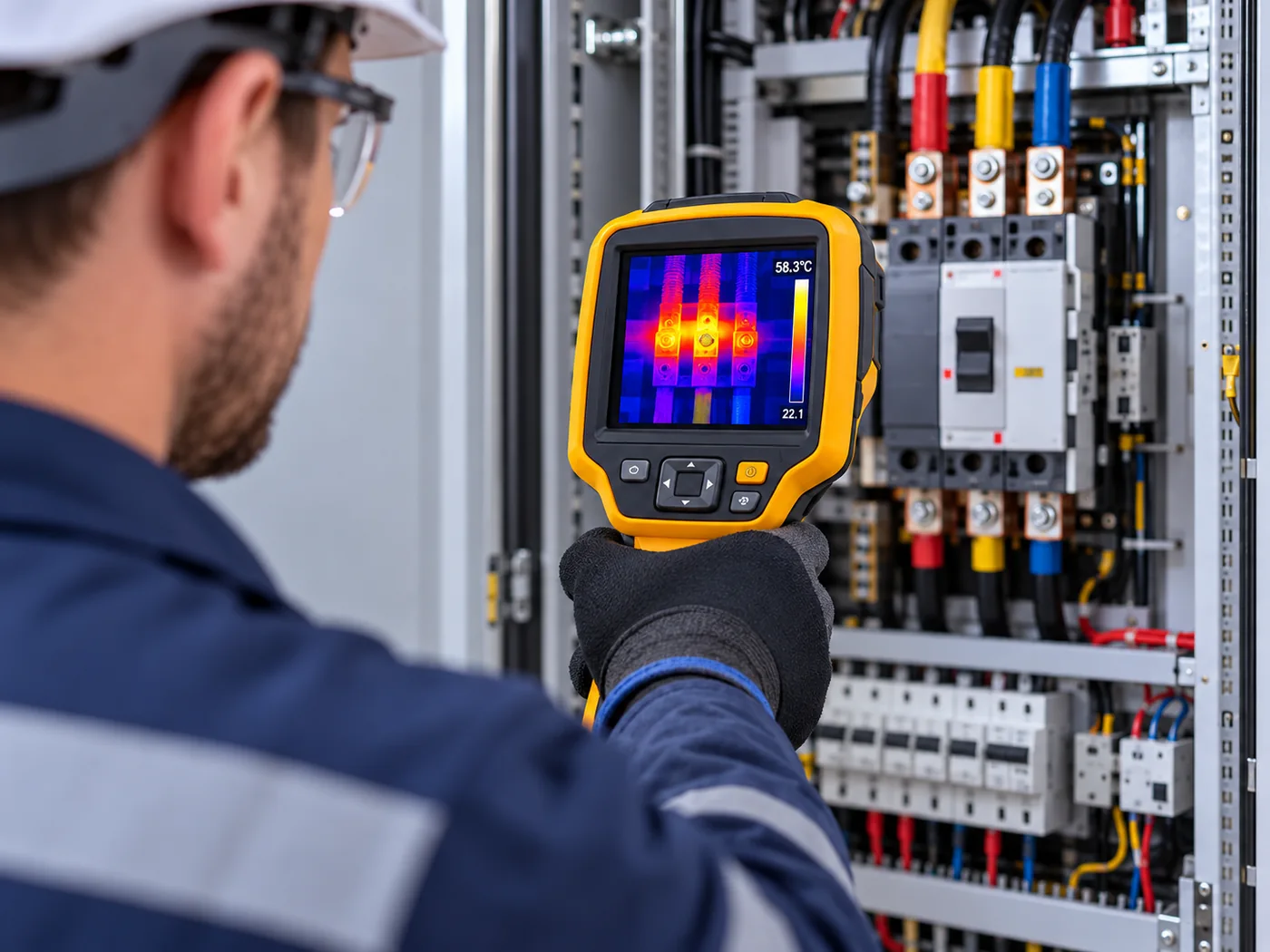 Inspección termográfica de conexiones y protecciones eléctricas